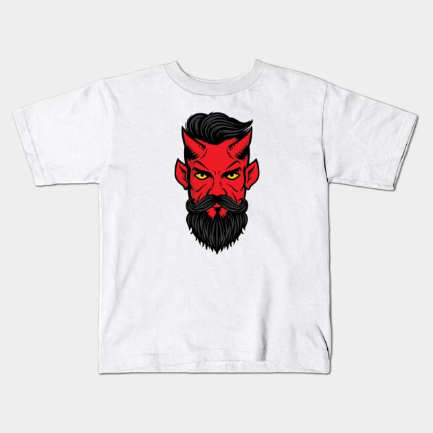 Red Devil Kids T-Shirt by attire zone